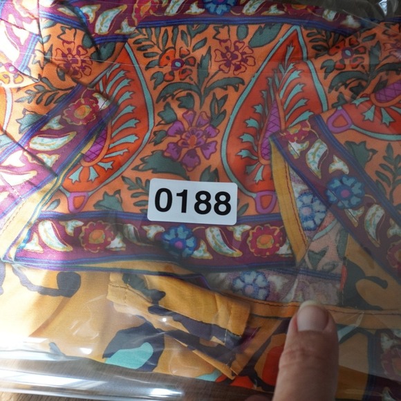 Haute Hippie Style Yellow Paisley Print Sleeveless Button Tunic Top XL Festival - Picture 8 of 8